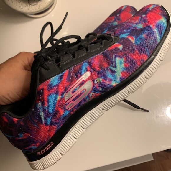 Skechers Flex Sole Memory Foam Women’s Shoe Size 8,5 - Picture 9 of 12